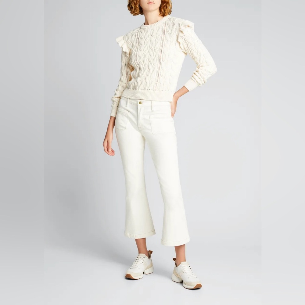 Frame Sofia Cable Knit Sweater